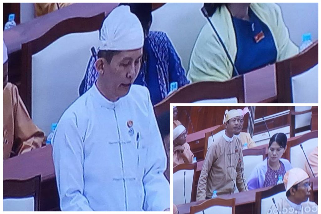 မန္းေရနံေျမအလုပ္သမားမ်ားအားလုပ္အားချပည့္ဝစြာေပးႏိုင္ေရးလႊတ္ေတာ္တြင္ေမးခြန္းထုတ္
