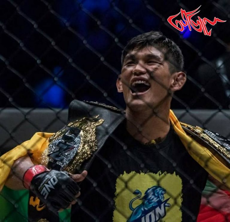 ခ်န္ပီယံ ခါးပတ္ ၂ ဆုနဲ႔ ျမန္မာပရိသတ္ေတြ၊ အႏုပညာရွင္ေတြ အားေပးခဲ့ၾကတဲ႔ ေအာင္လအန္ဆန္း ရဲ႕နိုင္ပြဲ