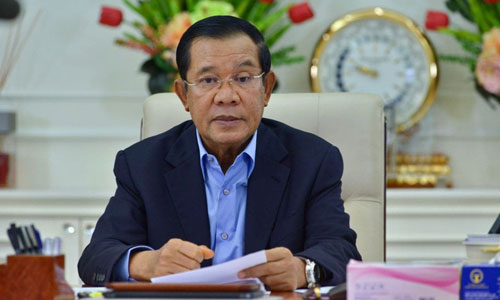 ကမ္ဘောဒီးယားဝန်ကြီးချုပ် ကိုဗစ်ကွာရန်တင်းဝင်နေရ