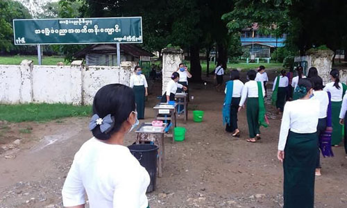 မြန်မာနိုင်ငံတစ်ဝှမ်းဖွင့်လှစ်ထားရှိသော ကျောင်းအားလုံး ခေတ္တပိတ်မည်ဟု နစက ကျန်းမာရေးနှင့် အားကစားဝန်ကြီးဌာန ကြေညာ