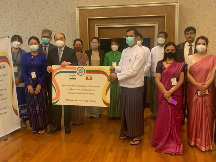 အိန္ဒိယအစိုးရက မြန်မာကို ကိုဗစ်ကာကွယ်ဆေး ၁သန်းလှူ