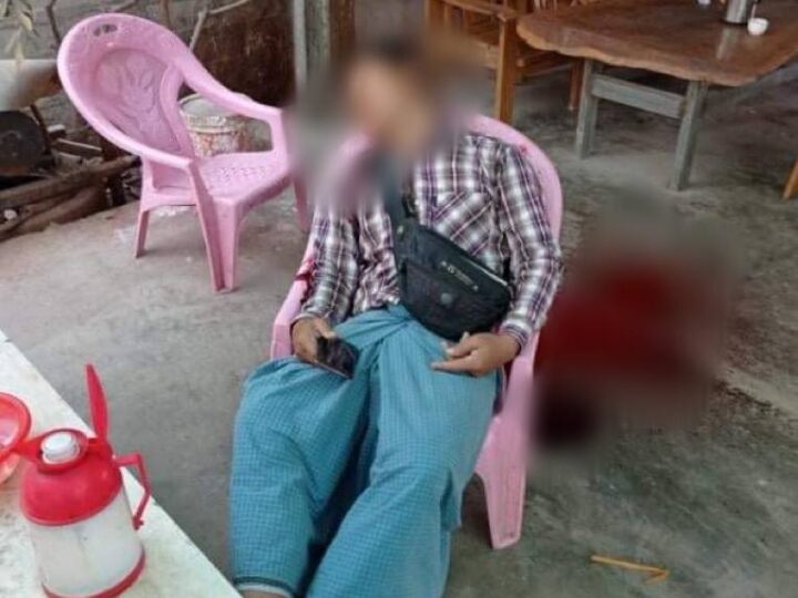 မန္တလေး ပုသိမ်ကြီးမြို့နယ်တွင် အမျိုးသားတစ်ဦး လက်ဘရည်ဆိုင်ထိုင်နေစဉ် သေနတ်ဖြင့် ပစ်သတ်ခံရ