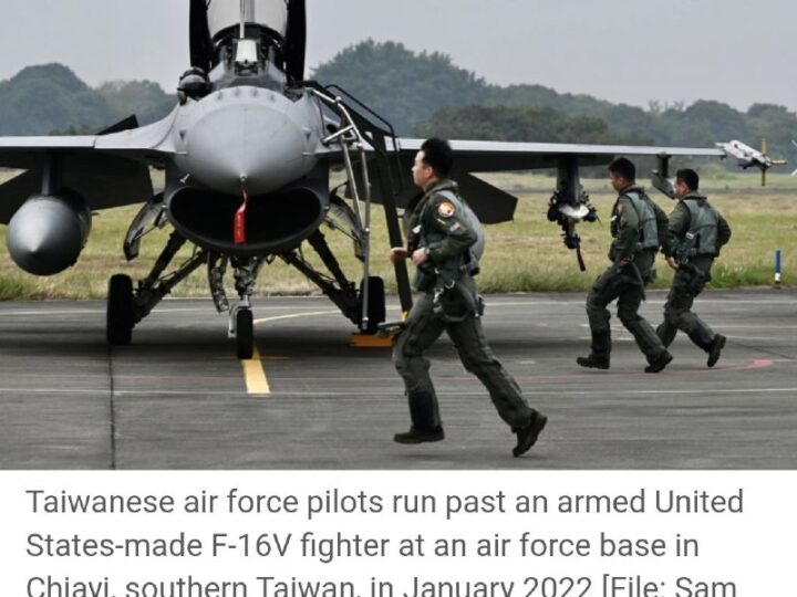 ပျံသန်းဝင်ရောက်လာသည့် တရုတ်စစ်လေယာဉ်များအား ထိုင်ဝမ်မှ ဂျက်လေယာဉ်များစေလွှတ်ကာ သတိပေး