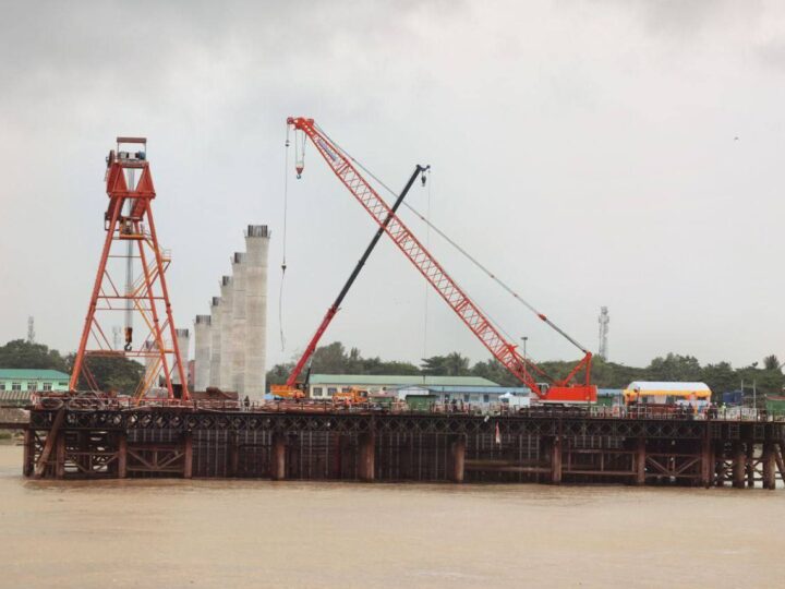 ရန်ကုန် – ဒလ တံတားတည်ဆောက်မှုစီမံကိန်းအား ယခုနှစ်ကုန်တွင် ၅၀ရာခိုင်နှုန်းပြီးစီးရန် လျာထား