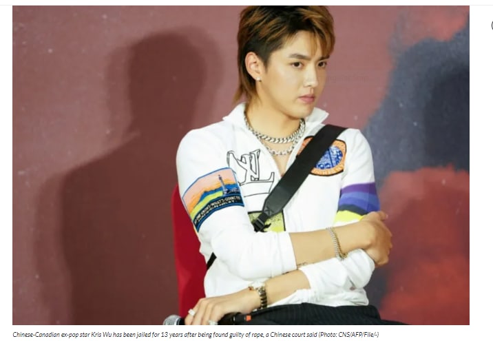 EXO အဖွဲ့ဝင်ဟောင်း ခရစ်ဝူမုဒိမ်းမှုဖြင့် ထောင် ၁၃ နှစ်ကျ