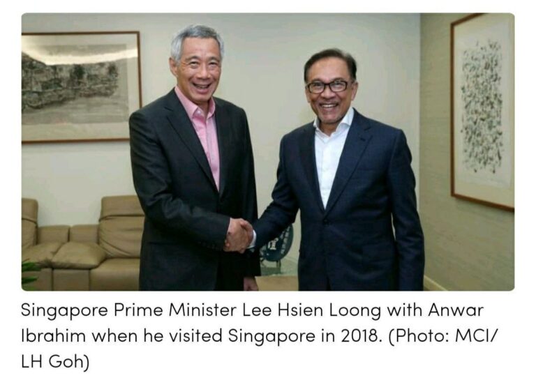 စင်္ကာပူဝန်ကြီးချုပ်က မလေးဝန်ကြီးချုပ်အသစ်အားလာရောက်လည်ပတ်ရန်ဖိတ်ခေါ်