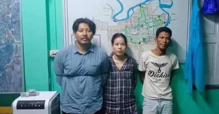 သရုပ်ဆောင် မင်းရာဇာနှင့်ဇနီး အပါအဝင် (၃) ဦးကို  အလုပ်ကြမ်းနှင့် ထောင်ဒဏ်(၅)နှစ်စီချ