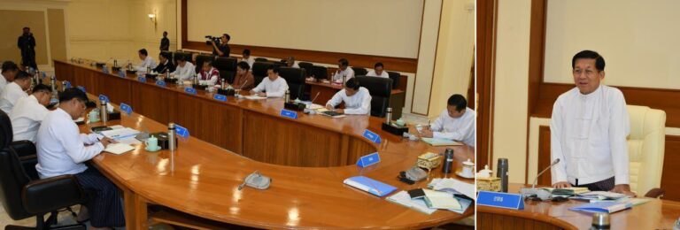 လွိုင်ကော်မြို့အား ပြန်လည်ထိန်းချုပ်ထားနိုင်ပြီဖြစ်ကြောင်း နစက ဥက္ကဋ္ဌ ဗိုလ်ချုပ်မှူးကြီး မင်းအောင်လှိုင်ပြော