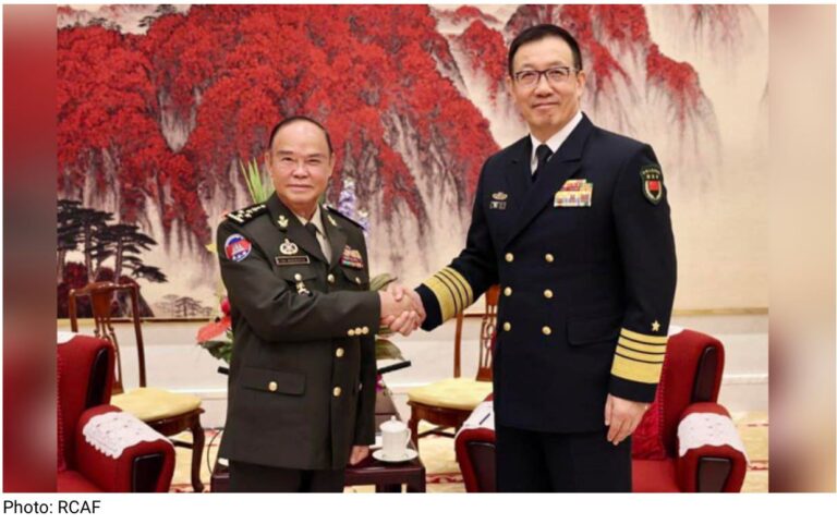 တရုတ်နှင့် ကမ္ဘောဒီးယားတို့သည် စစ်ရေးပူးပေါင်းဆောင်ရွက်မှုမြှင့်တင်မည်