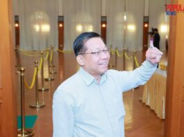 ပြည်ထောင်စုသမ္မတမြန်မာနိုင်ငံတော် ယာယီသမ္မတ နိုင်ငံတော်လုံခြုံရေးနှင့် အေးချမ်းသာယာရေးကော်မရှင် ဥက္ကဋ္ဌ ဗိုလ်ချုပ်မှူးကြီး မင်းအောင်လှိုင်အား ပေါ်ပြူလာနယူးစ်သတင်းဌာနမှ မေးမြန်းသည့် မေးခွန်းများနှင့် ပြန်လည်ဖြေကြားသည့် အဖြေများ